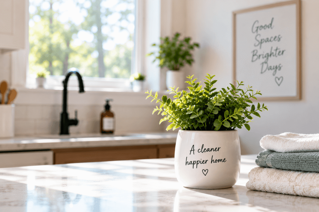 Photo of a clean kitchen
